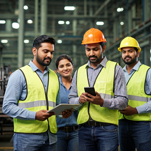 Manufacturing team on the shop floor